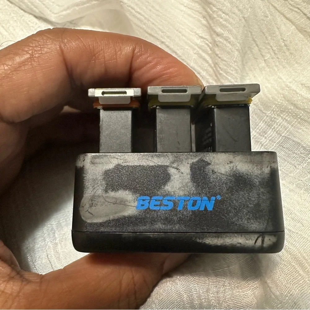 DJI Osmo Action 1 Battery Bundle - (1) OEM (2) Beston & Triple USB-C Charger